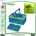 Mesh Plastic Foldable Basket with Handle